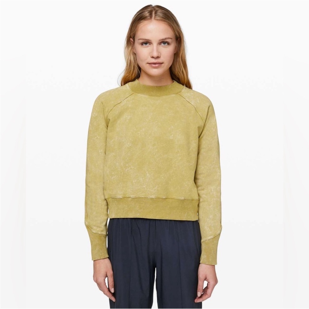 Lululemon Perfectly Cropped Pullover Crewneck Sweatshirt